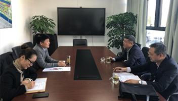 农发行淮安分行赴集团洽谈交流