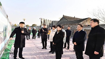 市领导现场督办推进重点议案 持之以恒推进大运河文化带标志性城市建设