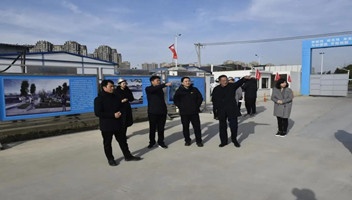 省发改委赴板闸遗址公园、水工科技馆项目现场调研