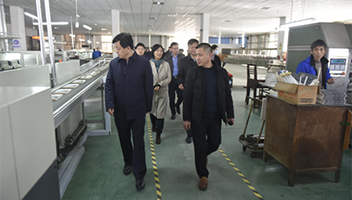 经开区党工委书记徐子佳一行到新华企业调研