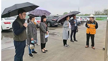 省重大项目办现场调研中国水工科技馆建设情况