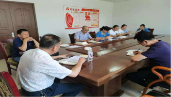 新华企业各党支部召开党史学习教育专题组织生活会