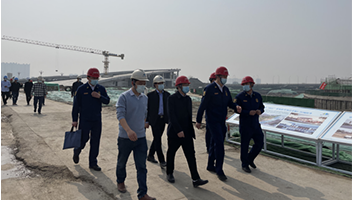 市消防支队赴板闸遗址公园项目调研消防安全工作