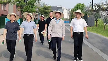 市文旅集团现场推进里运河文化长廊“四行”系统提升工程