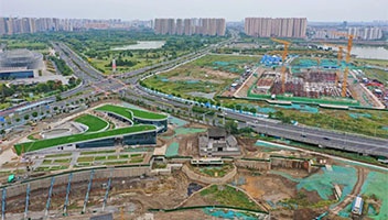 假期“不打烊”，水工科技馆项目建设施工忙