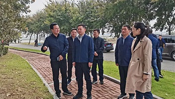 市文旅集团调研推进白马湖生态价值实现工作