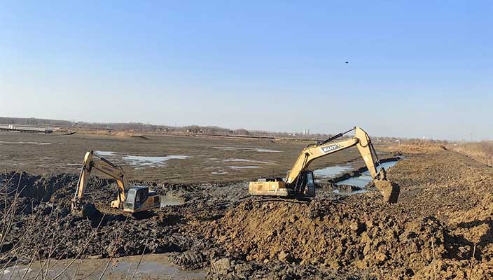 八百康池塘技改助力渔业增产增收